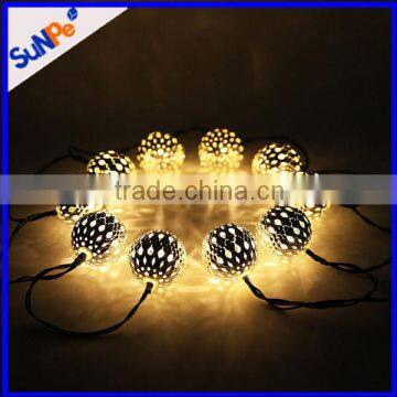 Morocco Light String With Solar Energy 10 LED Light Party Garden Christmas Holidays Decoration Waterproof Ball Led Guirlande photo-2