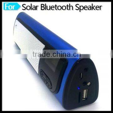 2015 New Wholesale Mini Portable Desk Solar Bluetooth Speaker Multifunction