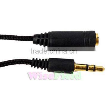 150cm 1.5m 3.5mm Jack Male to Female Aux Cable Cord Stereo Audio for PC IPod MP3 photo-3