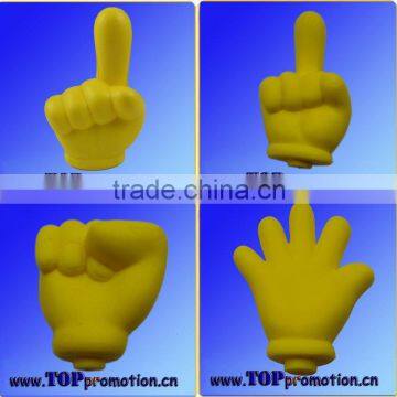 yellow color pu toy fist BPUQ1020