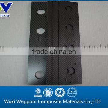 Custom cnc carbon fiber parts cnc cutting carbon fiber plate