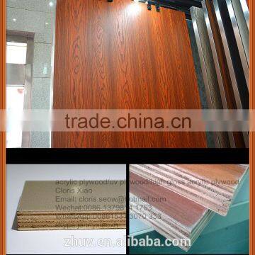 UV Glossy MDF Board / UV Glossy Plywood For Kitchen Doors