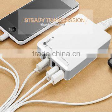 Hot sale best qc 2.0 wall usb charger 2.0 wall charger samrt IC for mobile