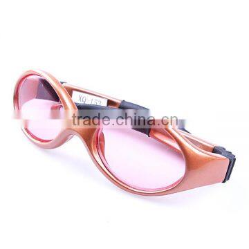 Fashion custom kids red lens sunglasses with PC frame and AC lens