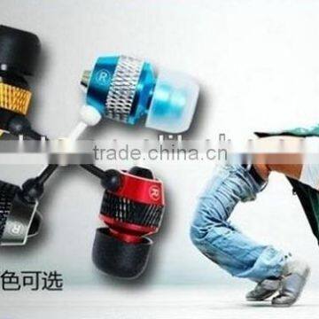 high-quantity metal earphone with stereo sound, for iPhone earphone