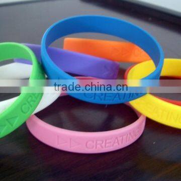 cute rubber silicone power energy bracelet