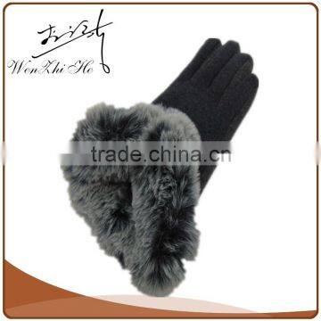 Faux Fur Thinsulate Winter Gloves for Screen Touch photo-2