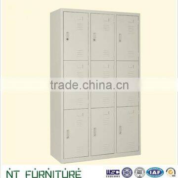 Steel 9 door cabinet locker,steel wardrobe for Malaysia market