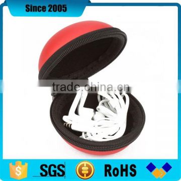 new products ball eva earphone protective case with hook