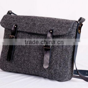 Tweed Satchel for men