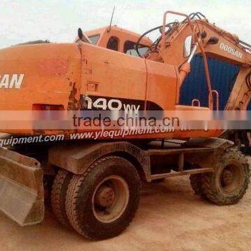 Doosan 140WV used wheeled excavator for sale