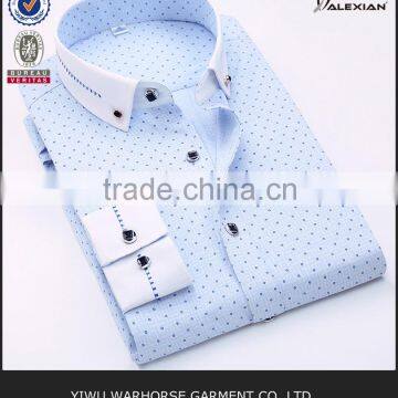 100% Cotton Latest Autumn and Spring Mens Dress Latest Style Man Shirt Suit Wholesale Mens Shirts Casual Slim photo-2