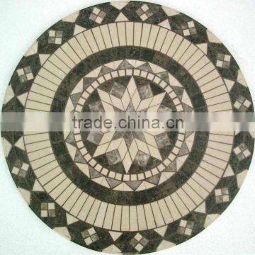 multi-shape art marble mosaic medallion patterns