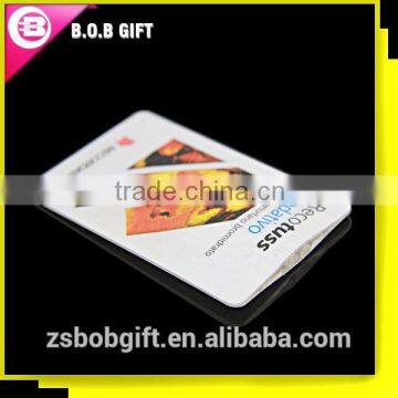 Credit card torch with customized logo