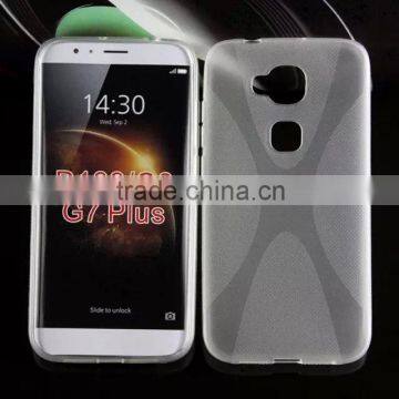 Cheap goods from china X Type Matte Soft TPU Cover back cover for huawei g8/g7plus/d199 china wholesale