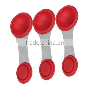 Multi-function Food Grade Silicone Folding Measuring Spoon photo-2