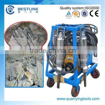 Diesel driven hydraulic rock splitter