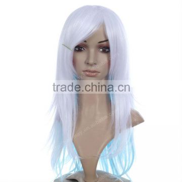 celebrate costume parts white blue party wigs