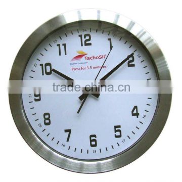 14 inch metal wall clock