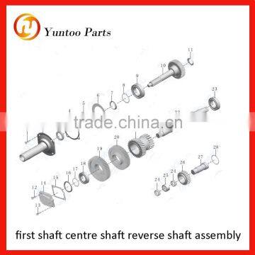 yutong bus Transmission parts first shaft centre shaft reverse shaftassembly 1701-02338-03