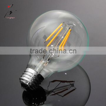 Decorative Led Filament Bulb G80 G95 G125 2W 4W 6W Indoor Lighting 110v 220v