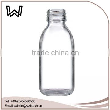 125ML Clear glass liquor bottle