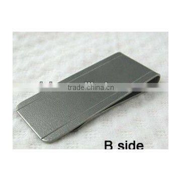 Grade 2 pure Titanium metal Money Clip,brushed titanium money clip