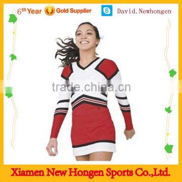 wholesale customized sublimation blank cheerleading uniforms