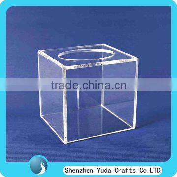 Clear Acrylic Lucky Draw Box, Plexiglass Collection Box, Acrylic Raffle Box