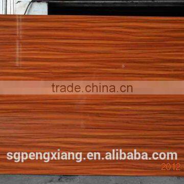 Wood Grain High Glossy MDF Board / Texture UV Coated MDF Sheet photo-4