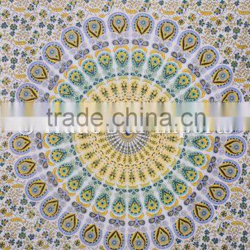 Queen Indian Ombre Mandala Ethnic Gypsy Wall Art Hippie Boho Cotton Home Decorative Tapestry photo-3