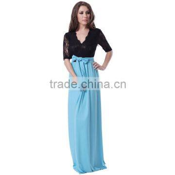 The Hottest Sale Item Half Sleeve Full Length Tall Tube Women Sexy Maxi Dress photo-4