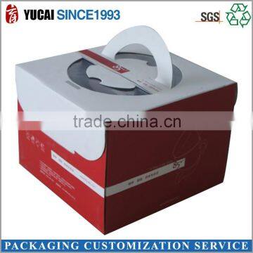 Wholesale Paperboard Portable Cake Packaging Box