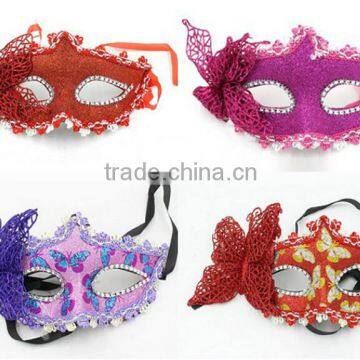 Yiwu Wholesale Halloween Carnival Christmas Party Colorful Princess Dance Use Butterfly Mask