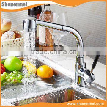 China Factory Pull Out Kitchen Sink Faucet