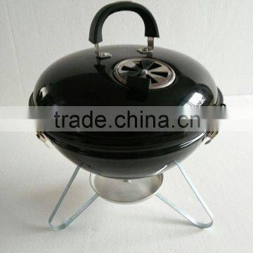 New Apple Shape Design Luxury Coated Finishing BBQ Grill