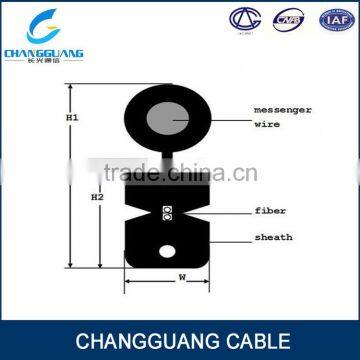 FRP/Steel Wire Strength Member Self-supporting Butterfly Ftth Installing Cable photo-4