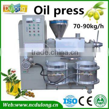 Hot sale DL-ZYJ70D automatic big capacity oil press machine oil exraction machine with filter