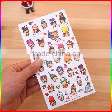Clear Removable Children Die Cutted Vinyl PVC Sticker photo-2