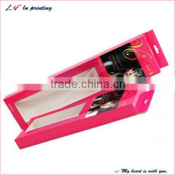 high quality hair extension paper box packaging in shanghai