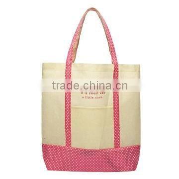 Easy carried and Environment-friendly Nonwoven Bag, Measures 42 x 34 x 10cm