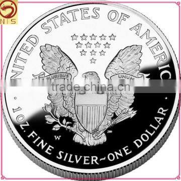 promotional custom ag.999 pure silver coin