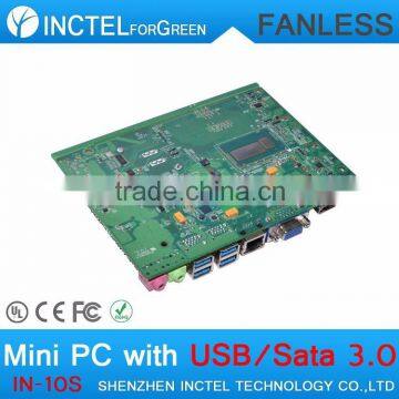 8G RAM 64G SSD 1TB HDD Fanless Mini Desktop PC Computer HTPC Intel Celeron 1037U Dual Core Ultra Thin Aluminium PC Computer photo-6