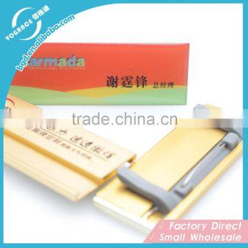 High-grade Anodized Aluminum Alloy Name Badge, Metal Breastplate