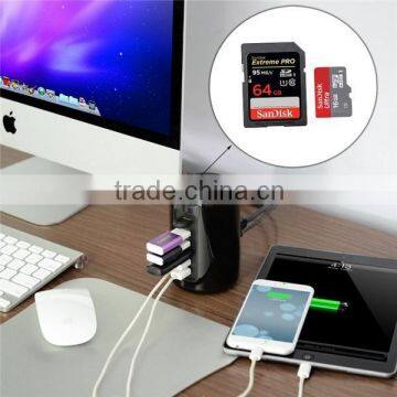 OEM Mac shape data transfer and charging center and have TF,SD card reader