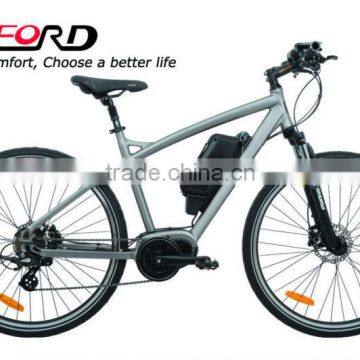 High end market's 700C with crank motor and hydraulic brake electric bike