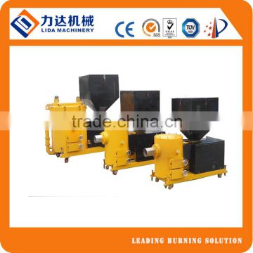 Wood granule burning machine