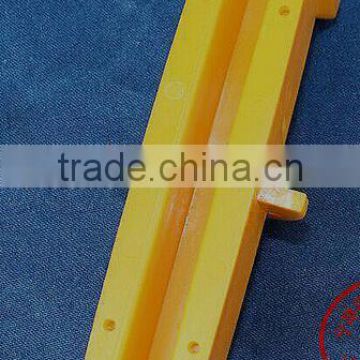 Elevator guide shoe busher 125*10mm, yellow