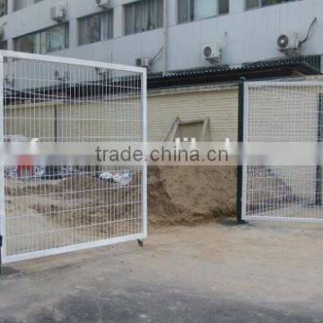 Wire mesh fence metal fence gate