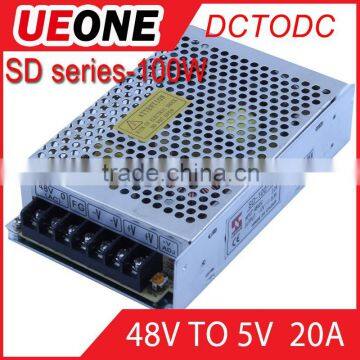 DC-DC switching power supply 48v to 5v 20a switching power supply 100w